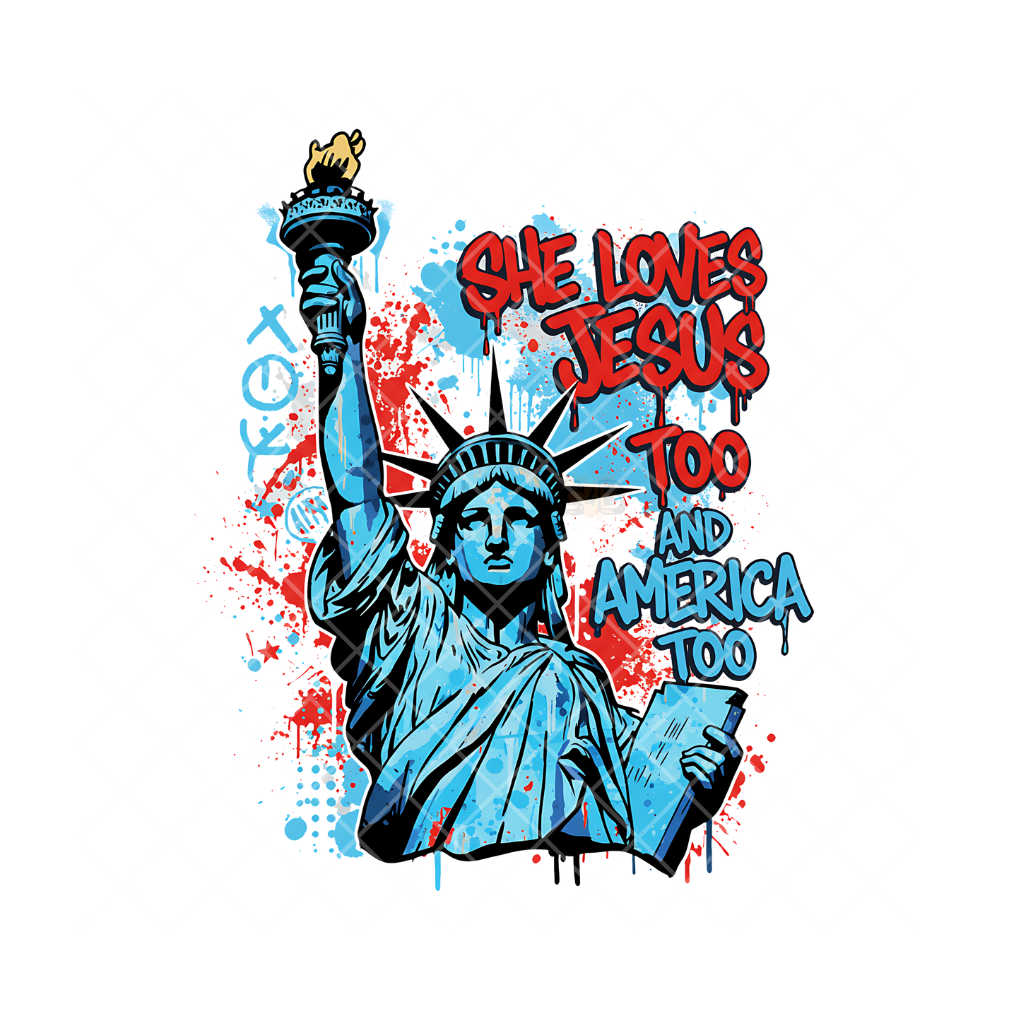 God Love Jesus And America PNG