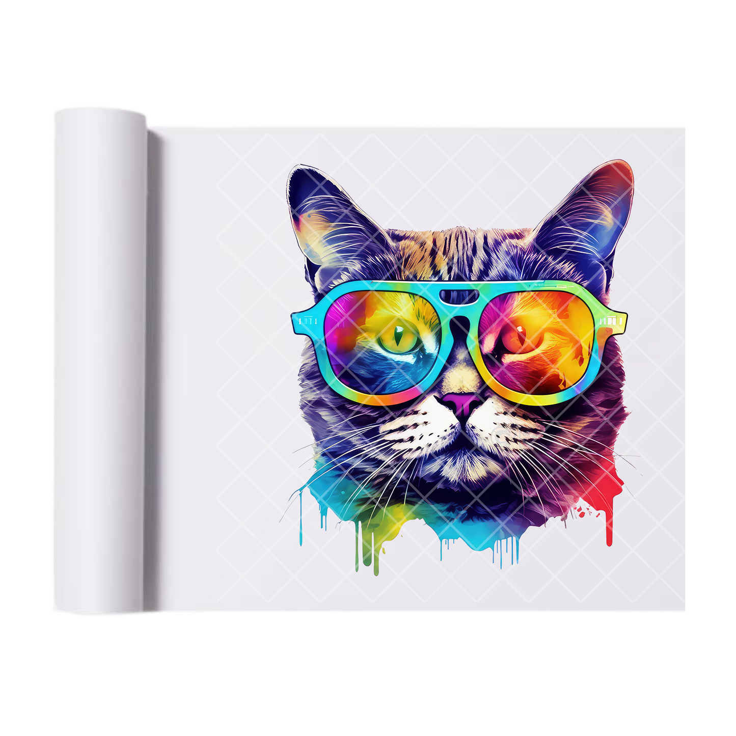 Hyper Cat HD Color - Direct Print Film Transfer for Trendy T-Shirts, Cotton, Polyester & Blends - High-Quality Print