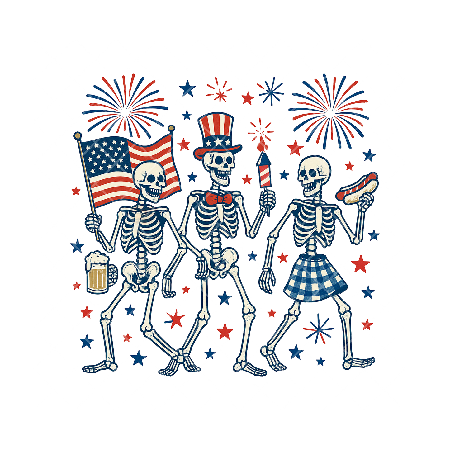 Party Hard July 4th PNG
