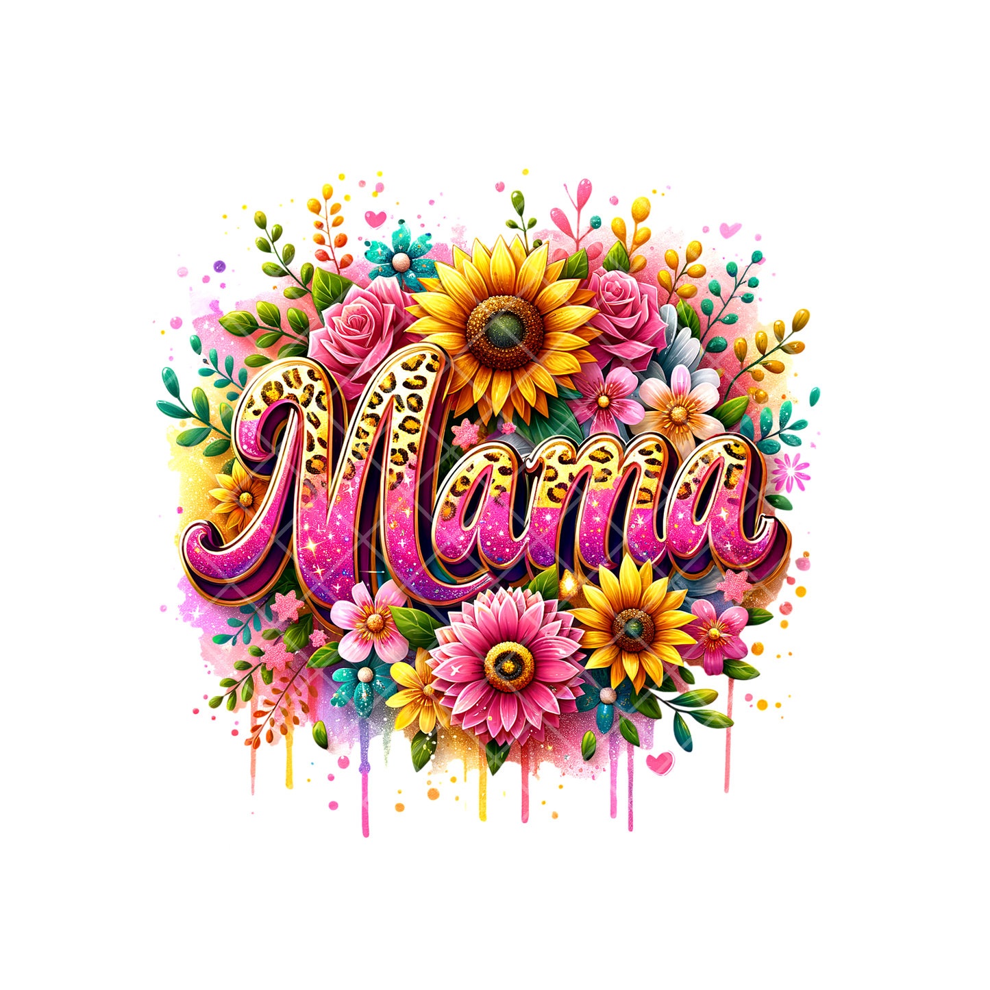 Mama Vibrant Bouquet PNG