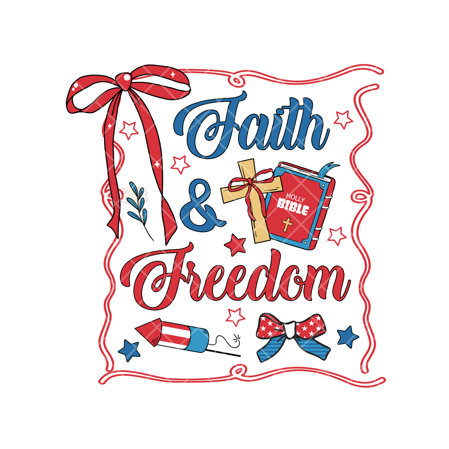 Faith & Freedom PNG