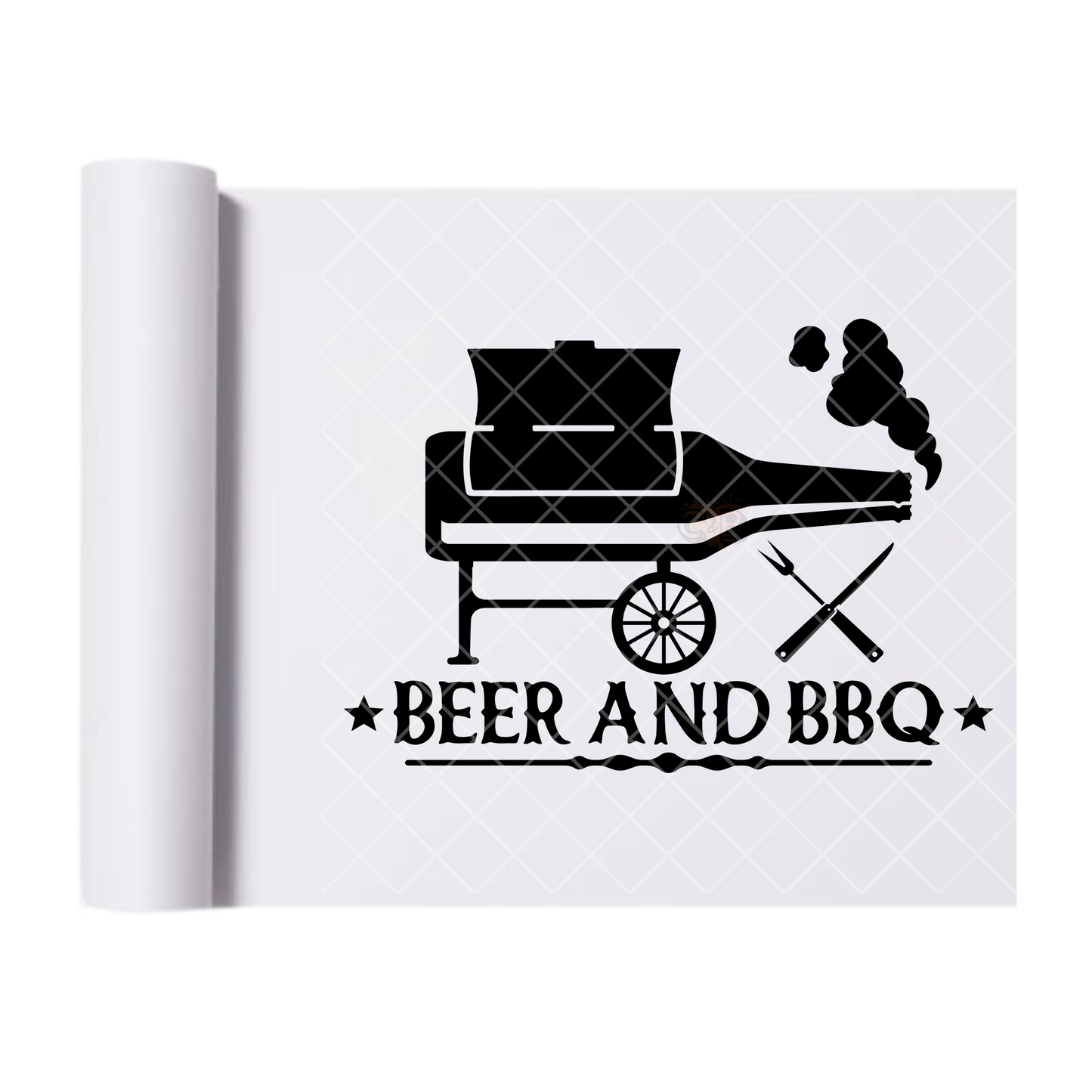 Grilling And BBQ - Direct Print Film Transfer for Trendy T-Shirts, Cotton, Polyester & Blends - High-Quality Print
