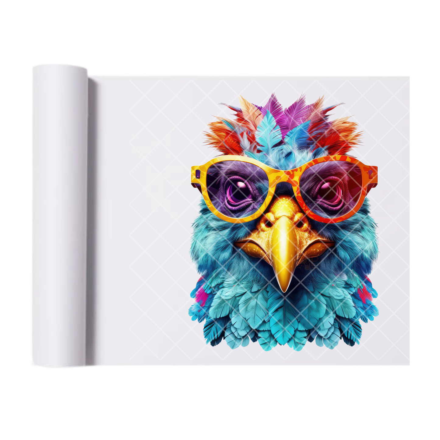 Fab Chicken - Direct Print Film Transfer for Trendy T-Shirts, Cotton, Polyester & Blends - High-Quality Print