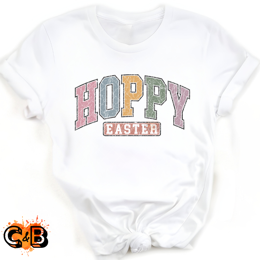 Hoppy Easter Pastel Colors PNG