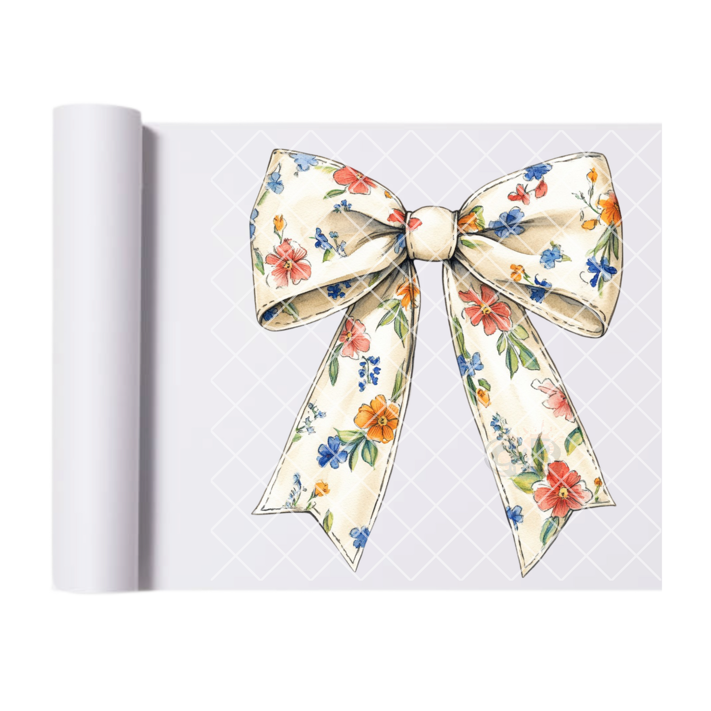Elegant floral illustration DTF transfer-high quality transfer for printing