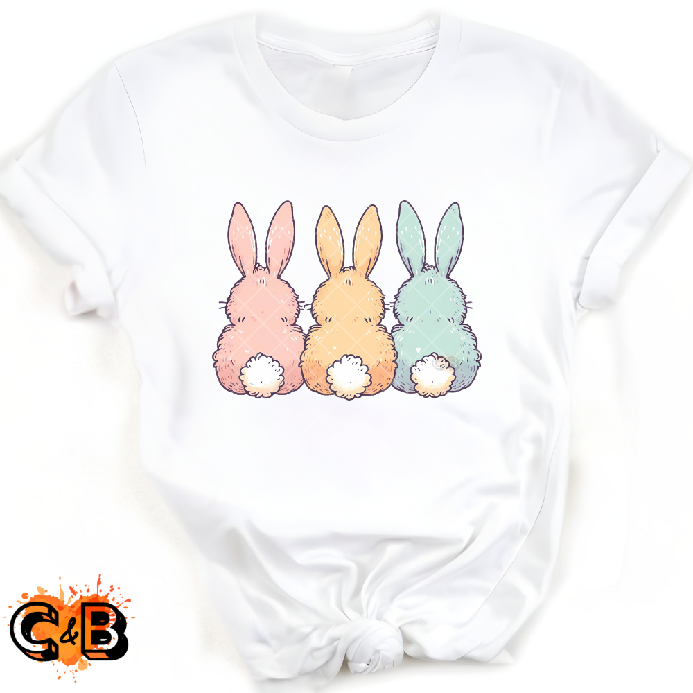 Bunny Tails Trio PNG