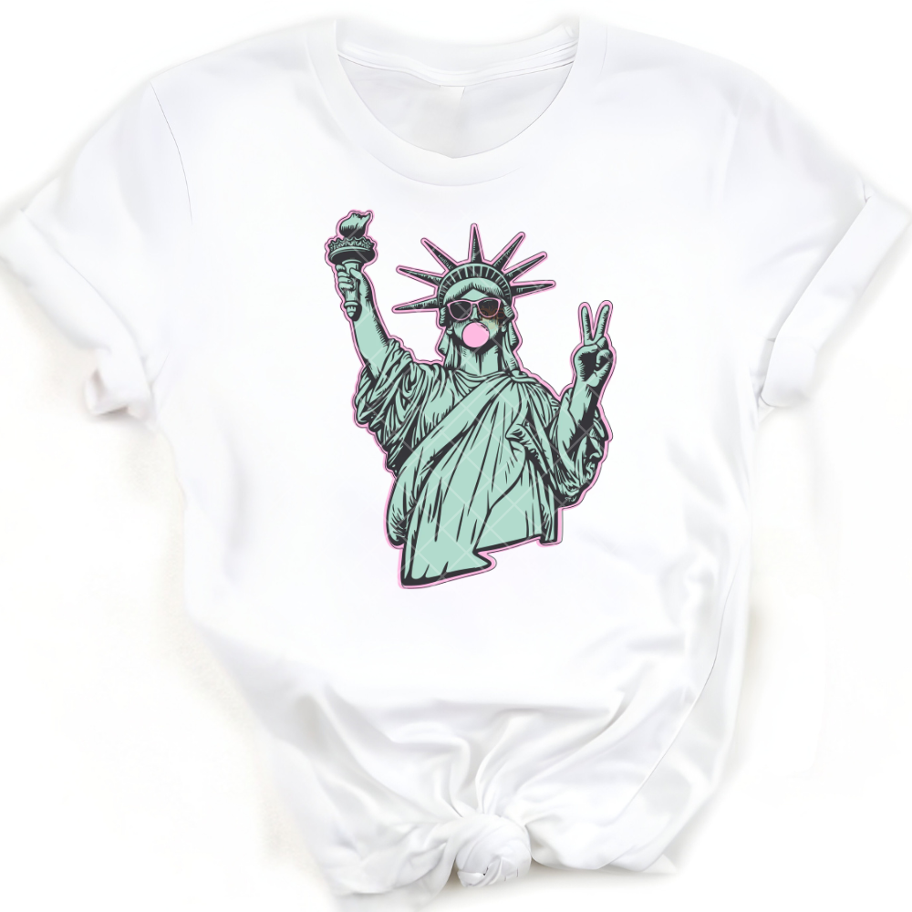 Statue Of Liberty Gum Bubble PNG File
