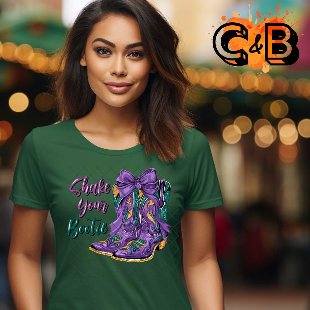 Mardi Gras boots PNG