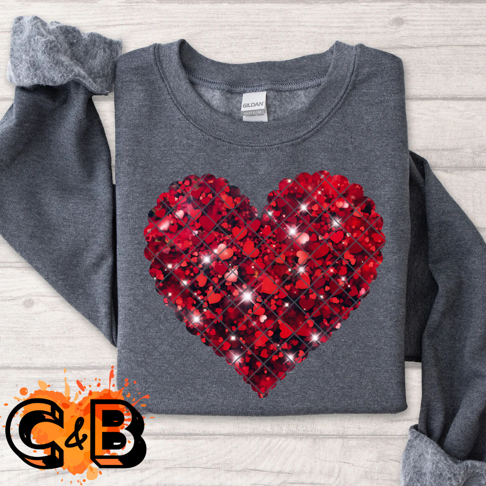 Heart Glitter heart PNG