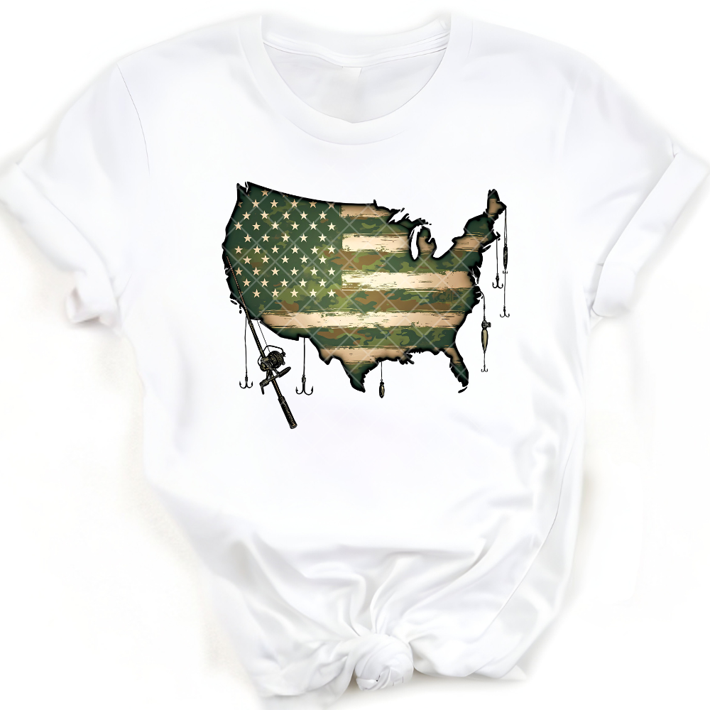 America Fishing PNG