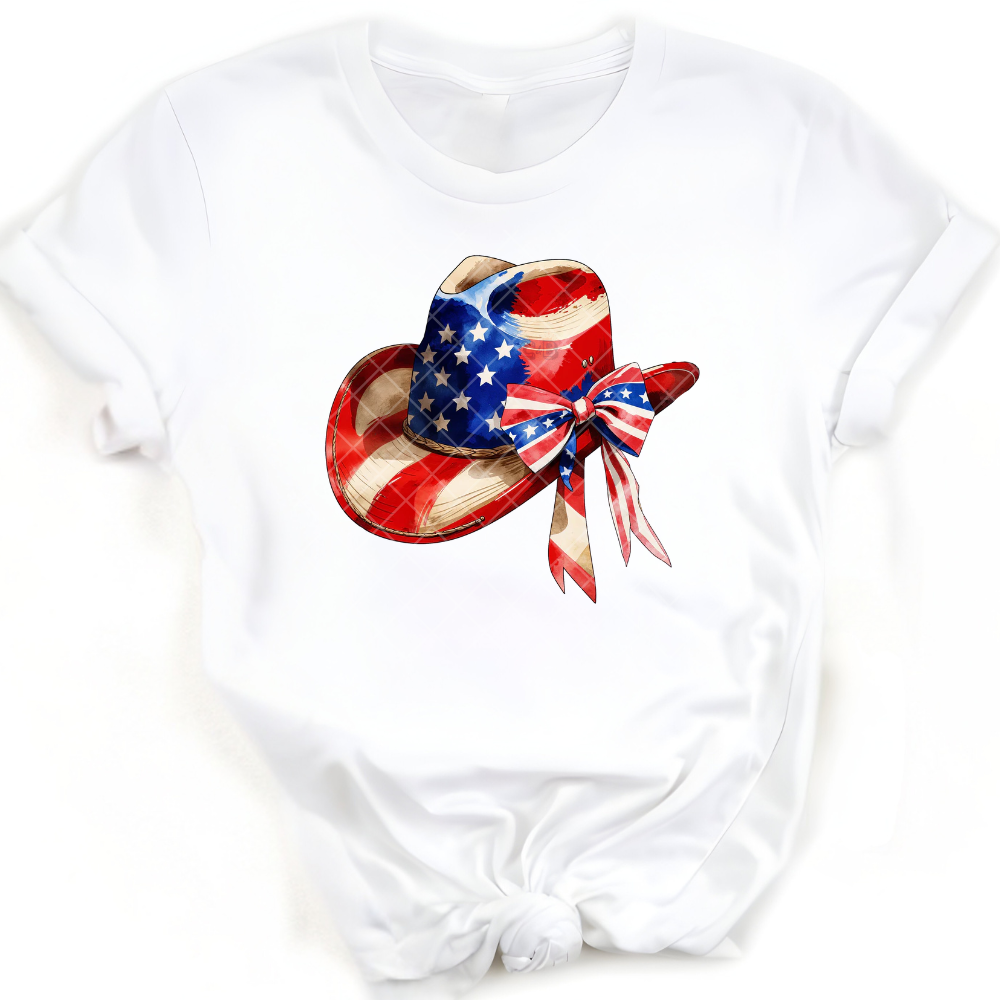 American Flag Cowboy Hat PNG