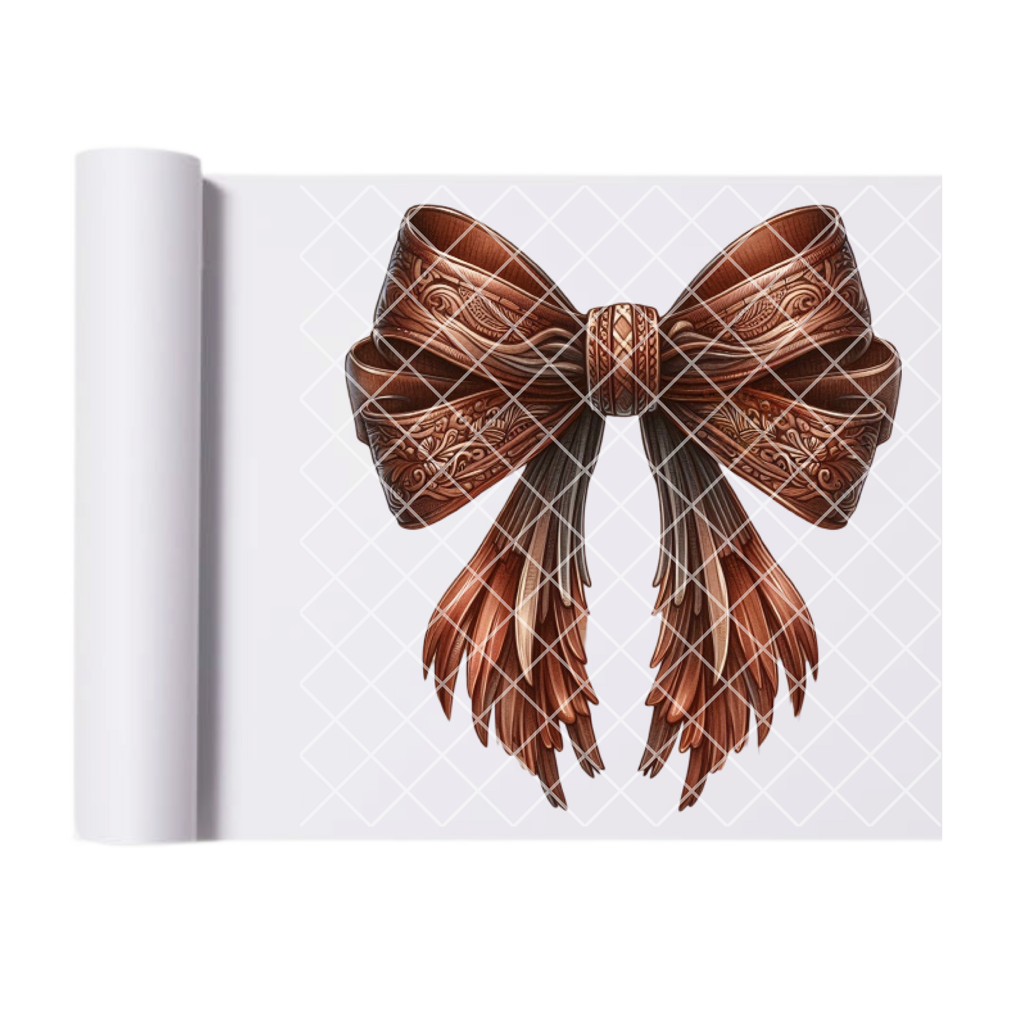 Brown Norse Bow - Direct Print Film Transfer for T-Shirts, Cotton, Polyester & Blends - High-Quality DTF Print