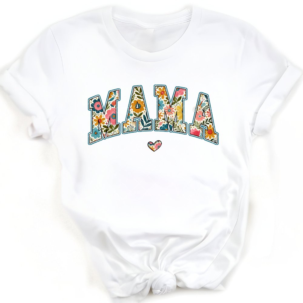 Mama Floral Design Inlay PNG