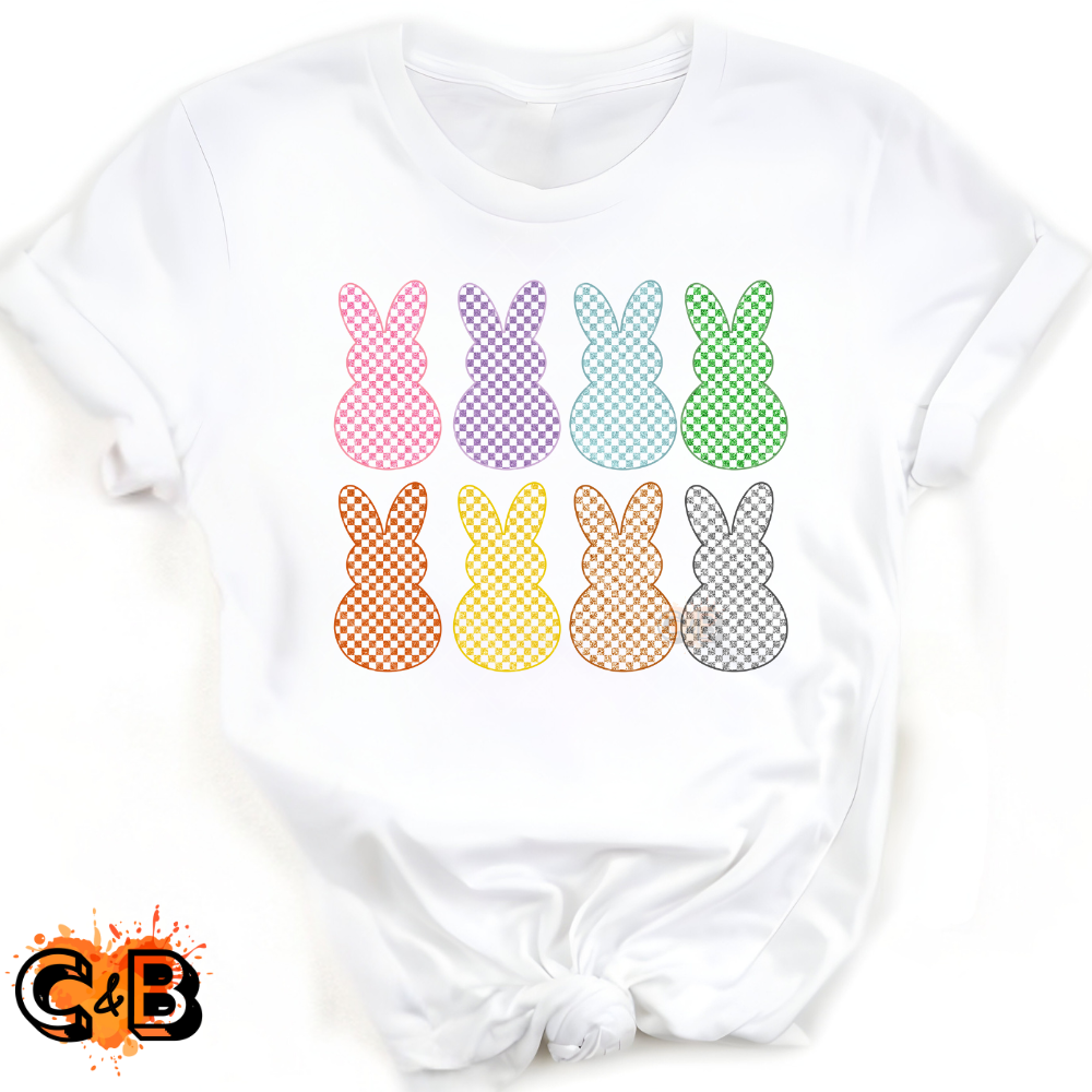 Easter Bunny Checker Collection PNG