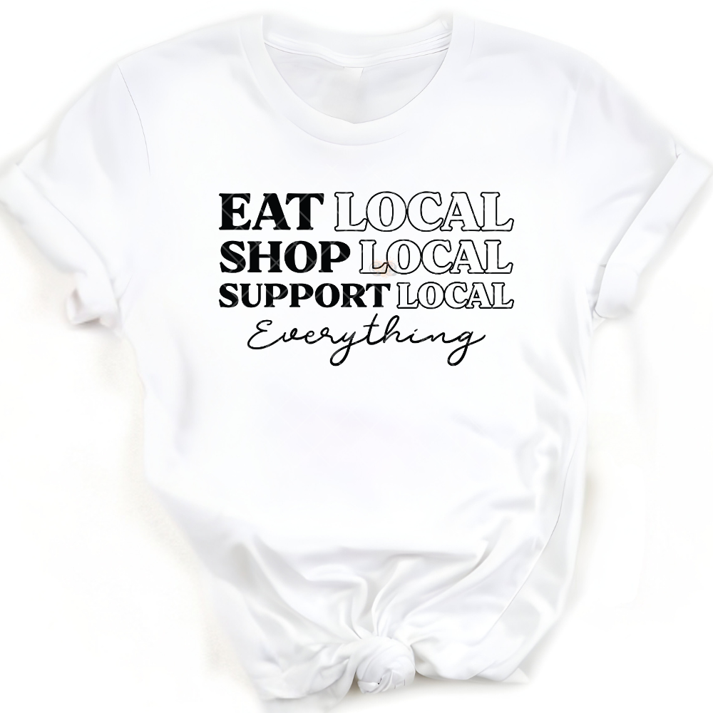 Eat Shop Support Local PNG