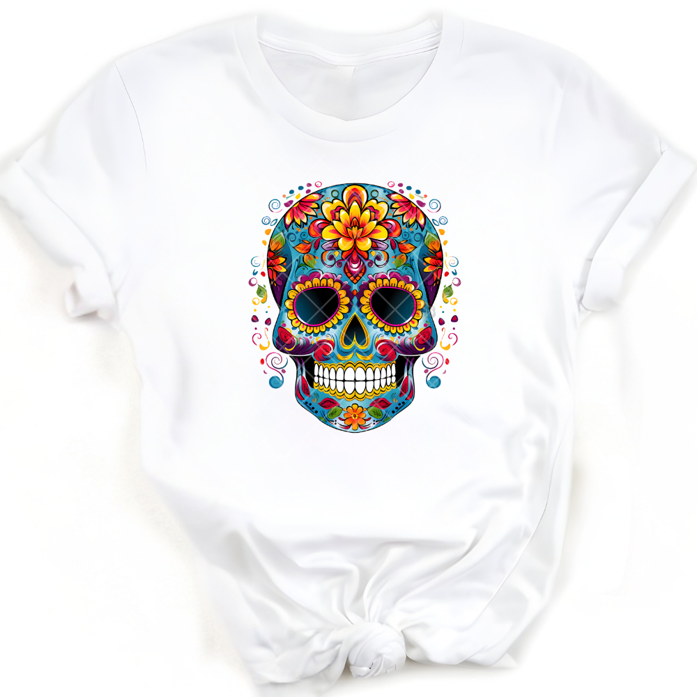 Decorative Holiday Mask - Direct Print Film Transfer for T-Shirts, Cotton, Polyester & Blends - High-Quality Print