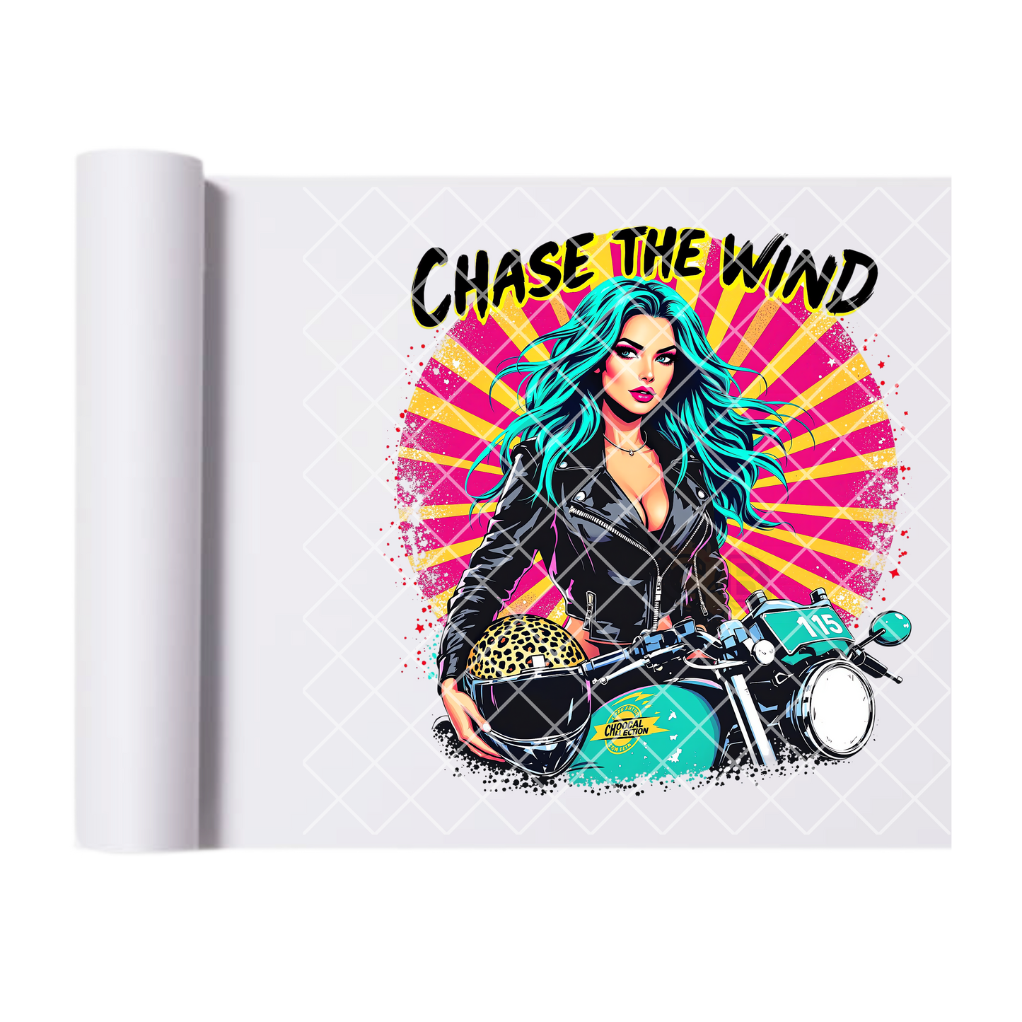 Chase the wind babe DTF transfer-high quality transfer for printing