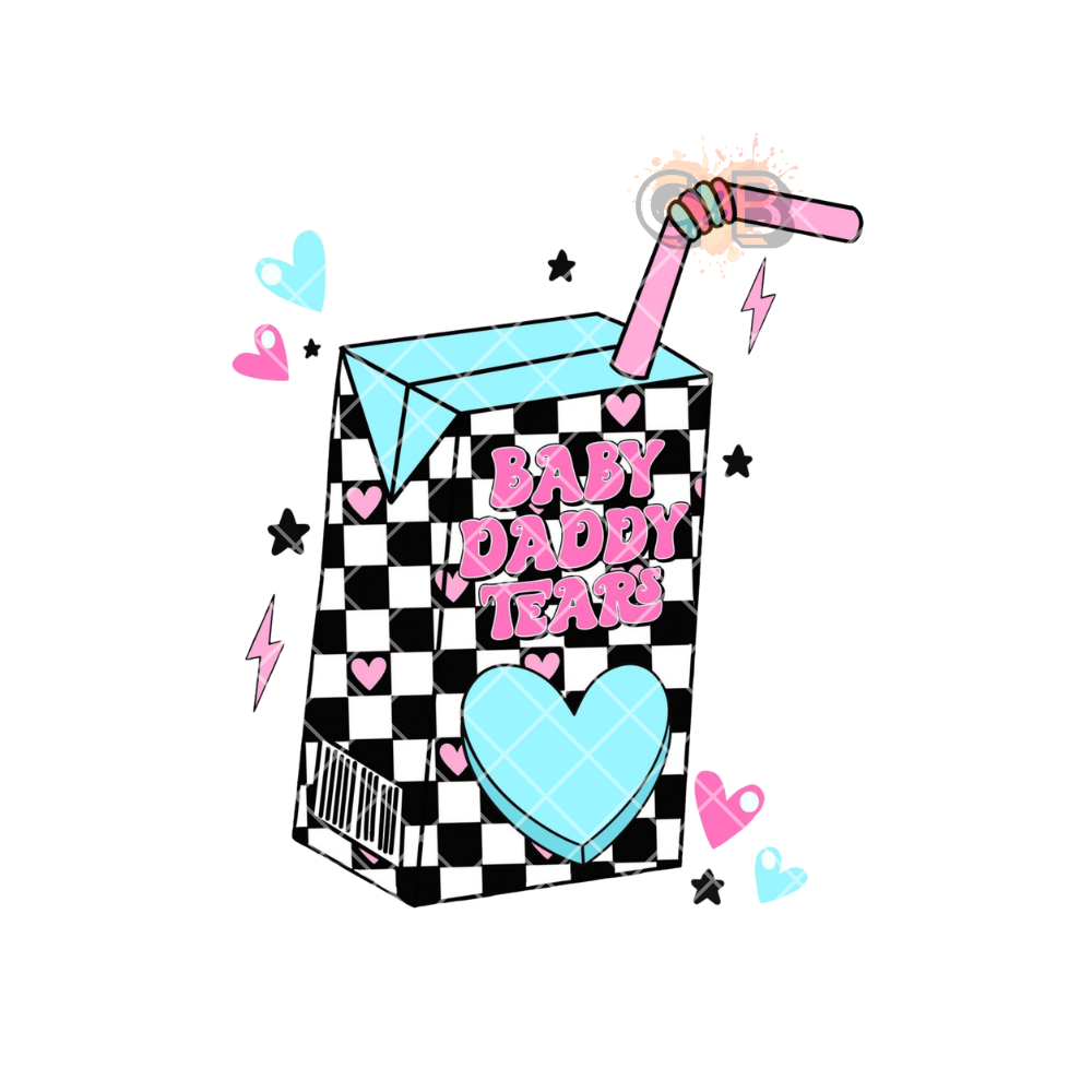 Baby Daddy's Tears Juice Box PNG