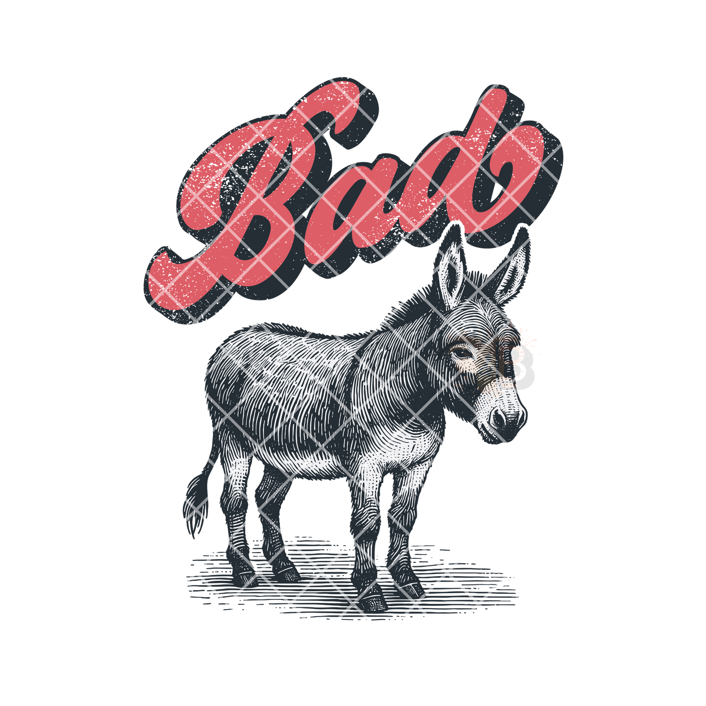 Bad donkey PNG