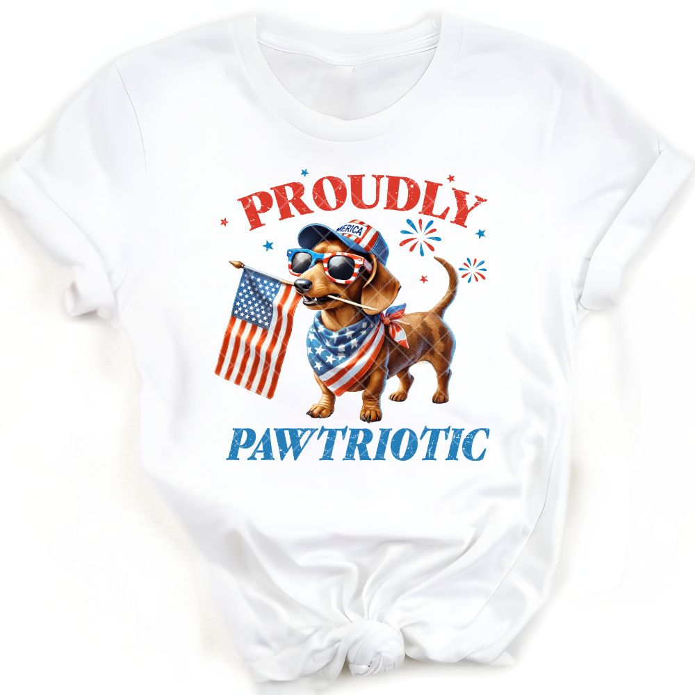 Proudly Pawtriotic PNG
