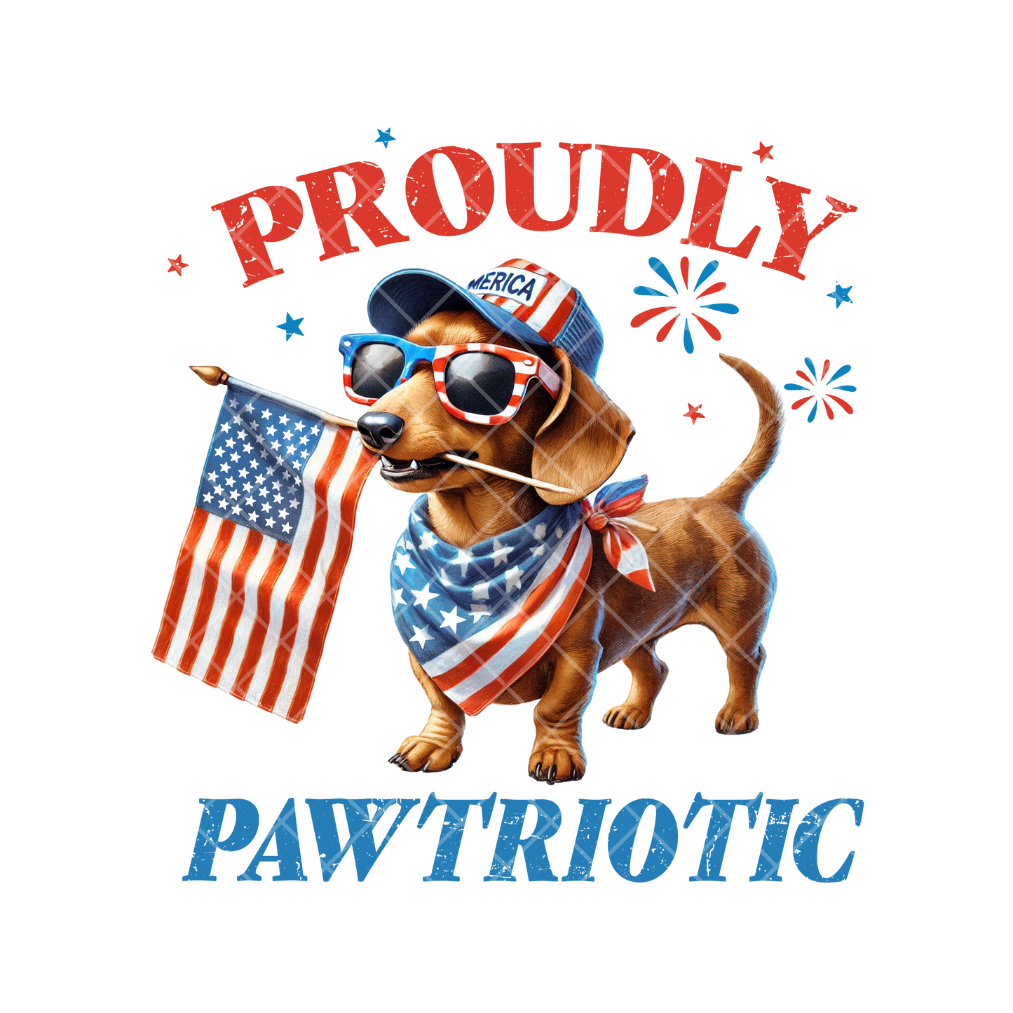 Proudly Pawtriotic PNG