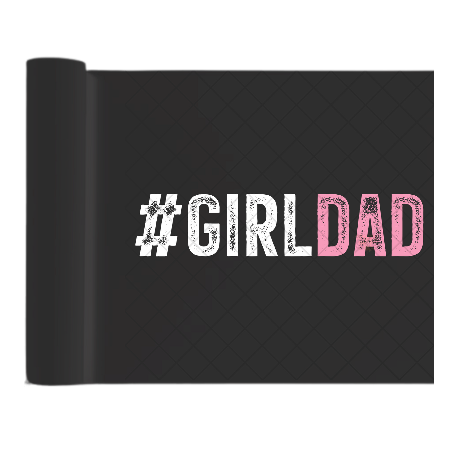 Girl Dad - Direct Print Film Transfer for Trendy T-Shirts, Cotton, Polyester & Blends - High-Quality Print