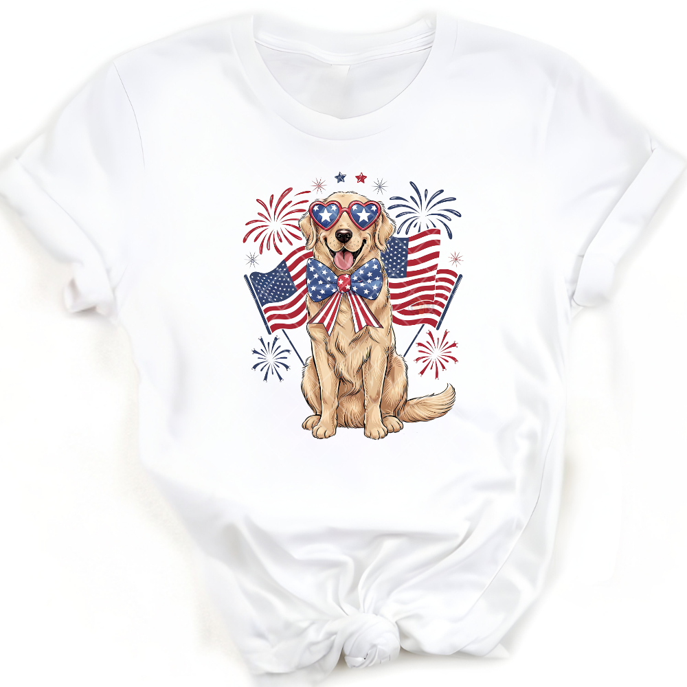Patriot Yellow Labrador PNG