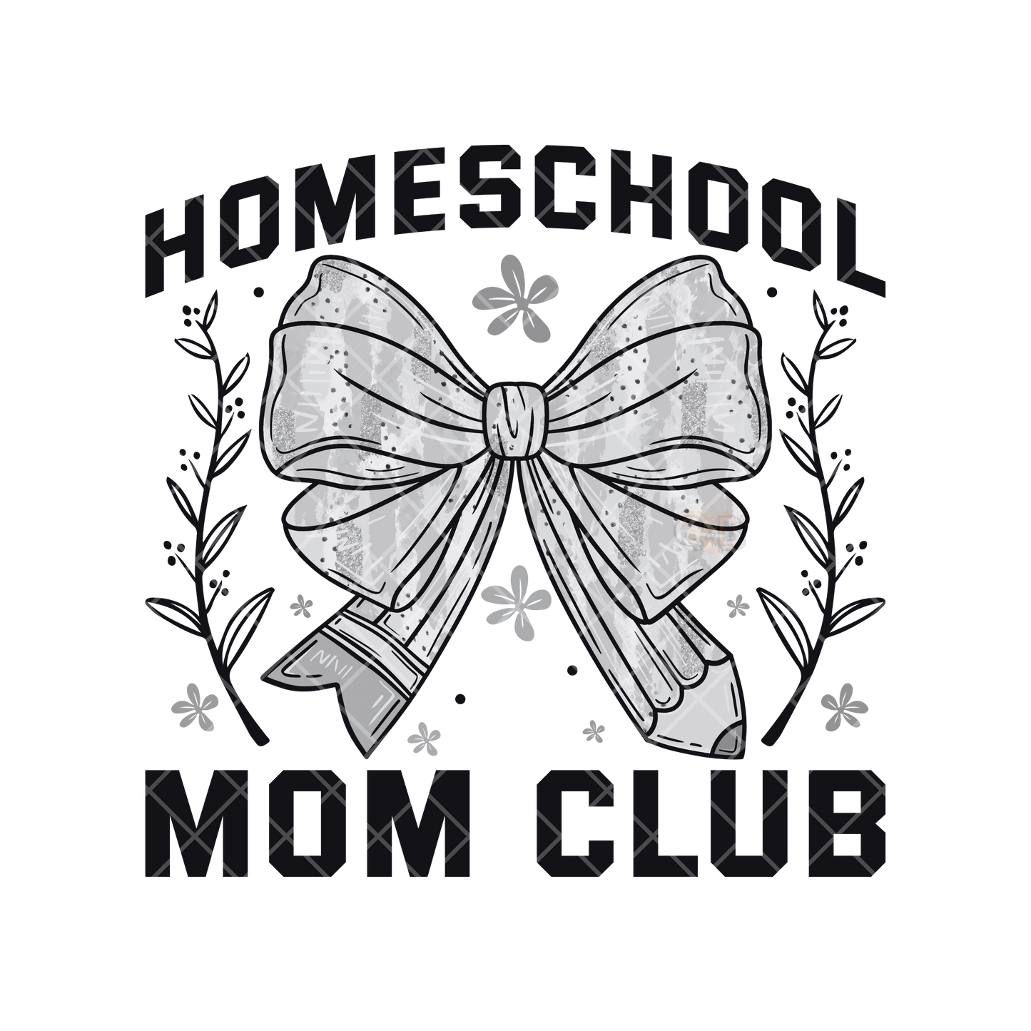 Homeschooler Mom Club PNG