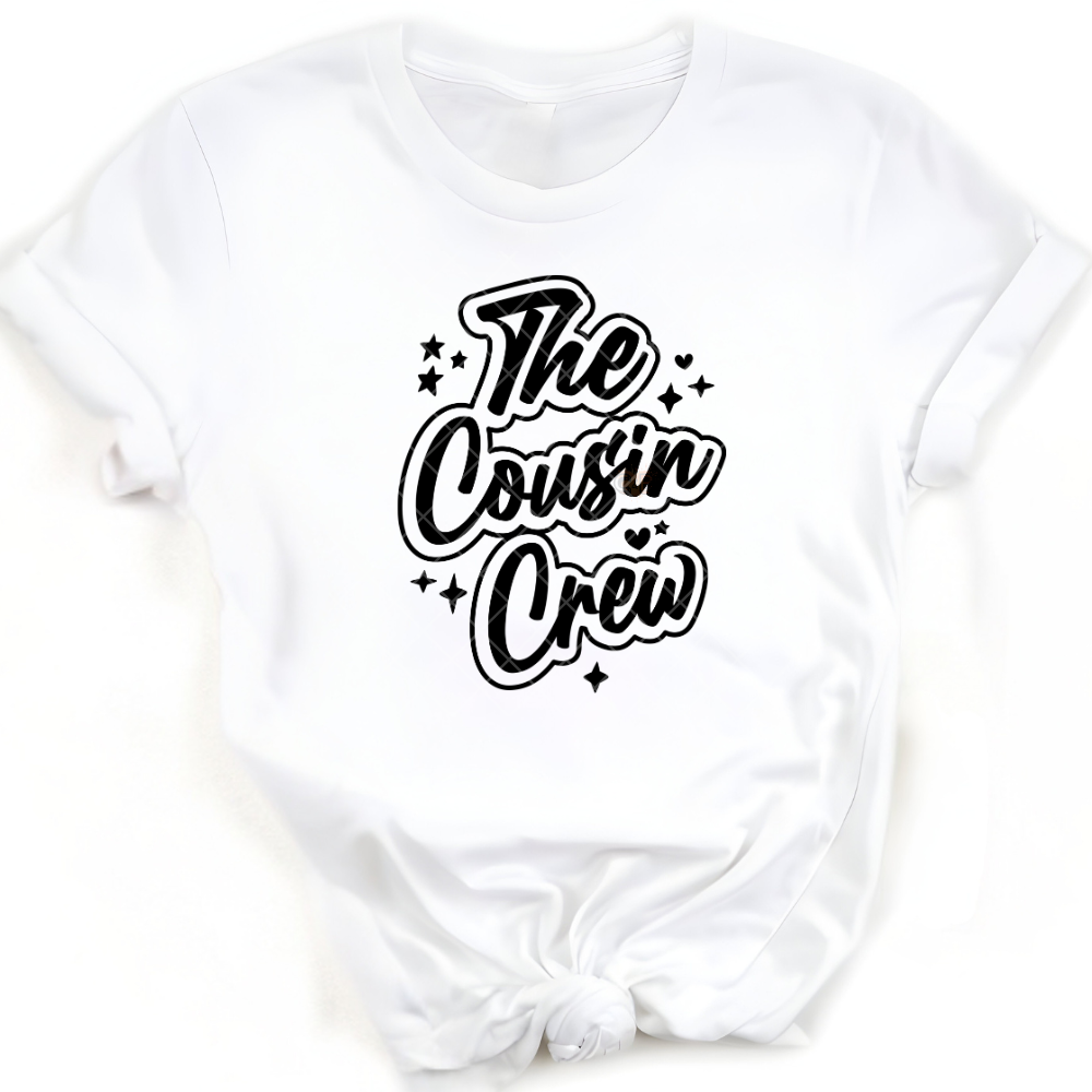 The Cousin Crew Black PNG