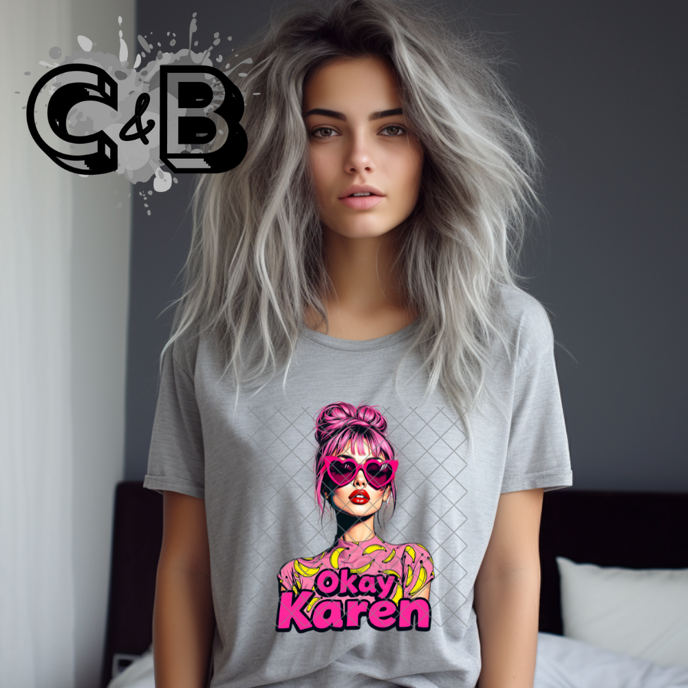 hello karen babe with bananas PNG