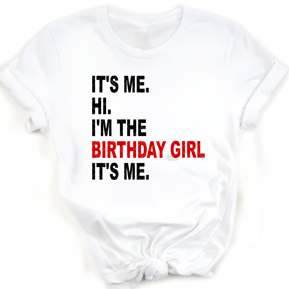 I’m The Birthday Girl PNG