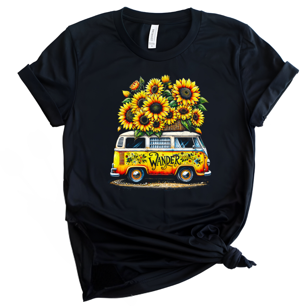Sunflower Wander Van PNG