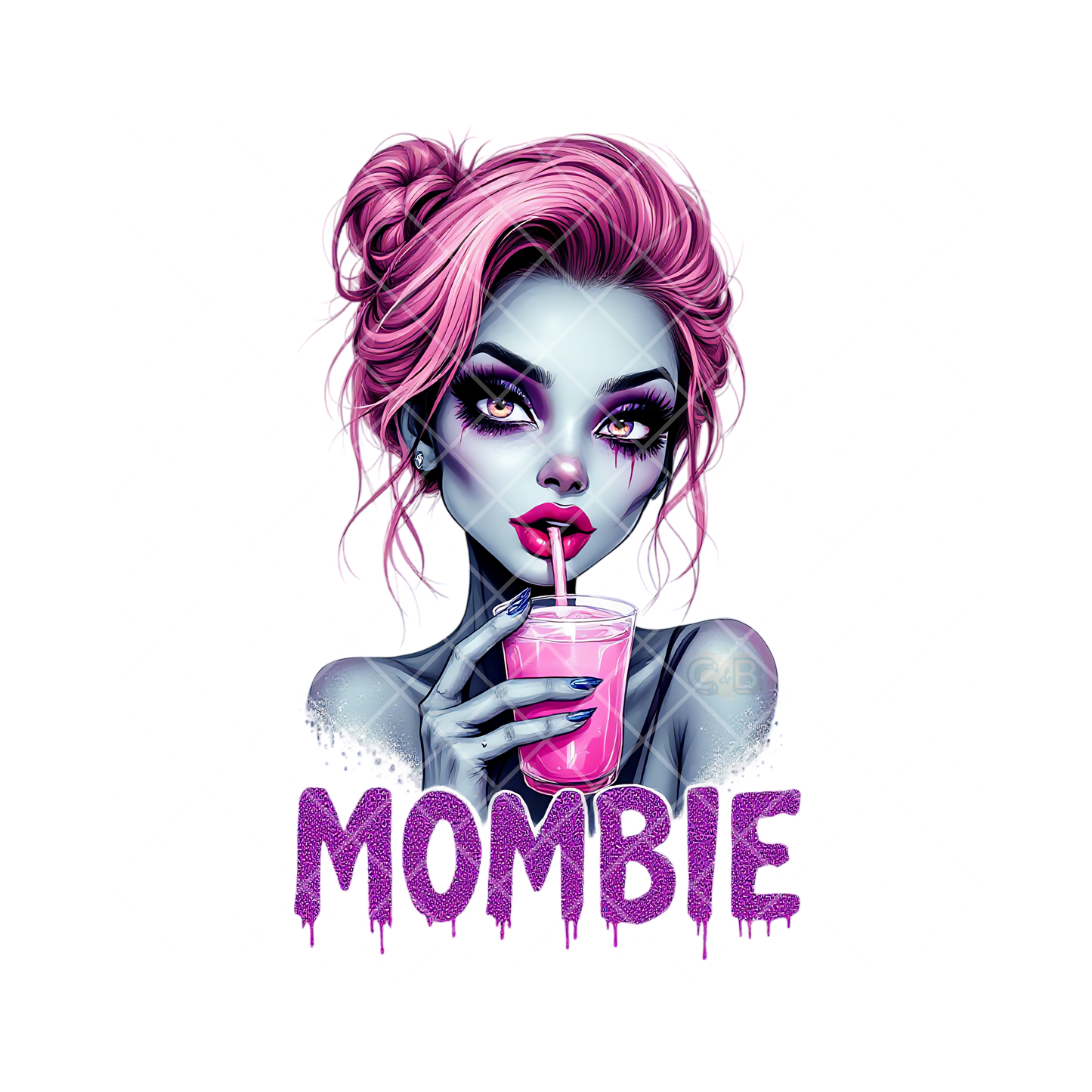 Mombie Pink Drink PNG