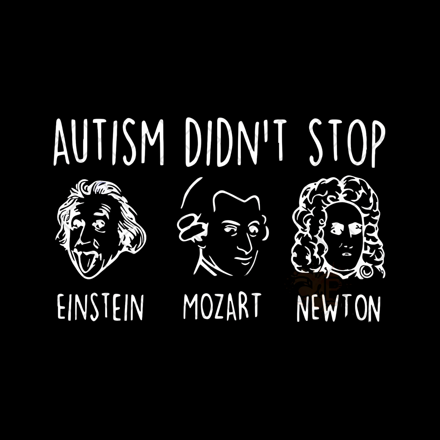 Autism Stein Mozart Newton PNG