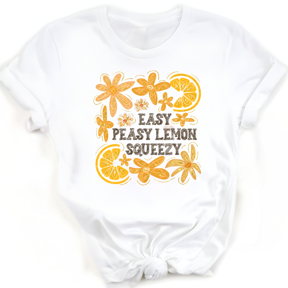 Easy Peasy Lemon Squeezy All Yellow PNG