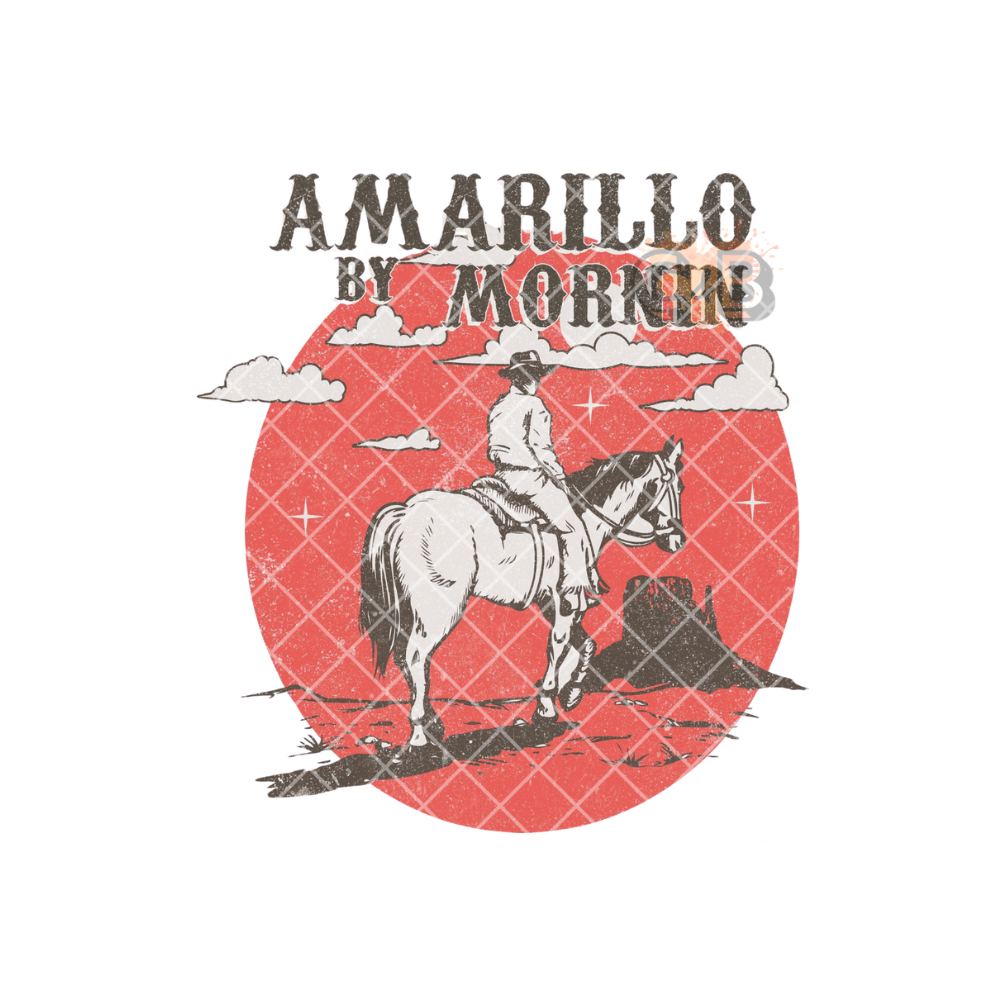 Amarillo By Morning Red Western PNG