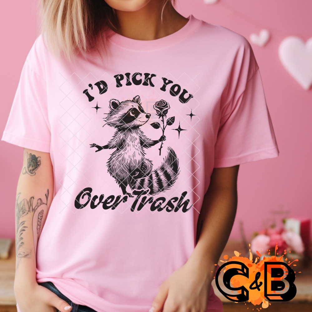 Over trash Racoon PNG