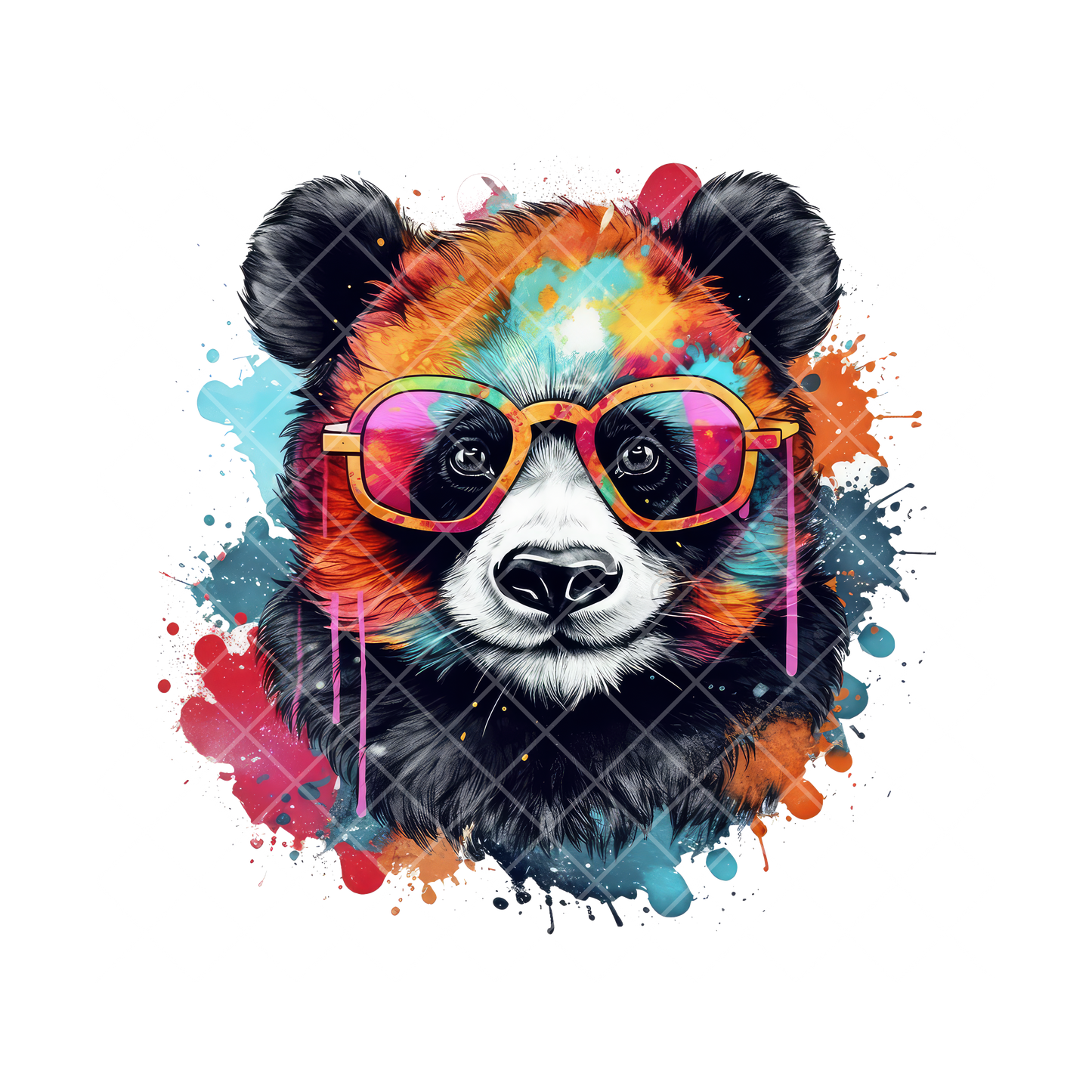 Panda Splash PNG
