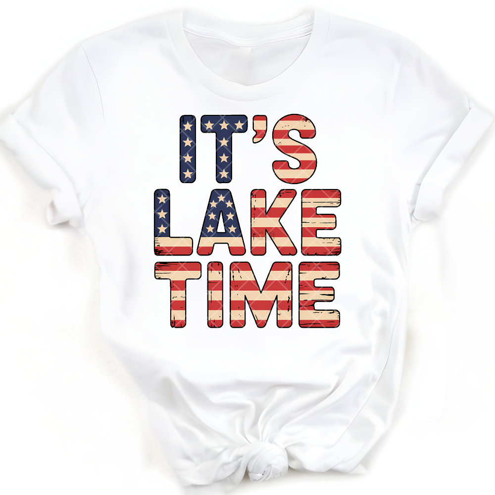 It’s Lake Time America PNG