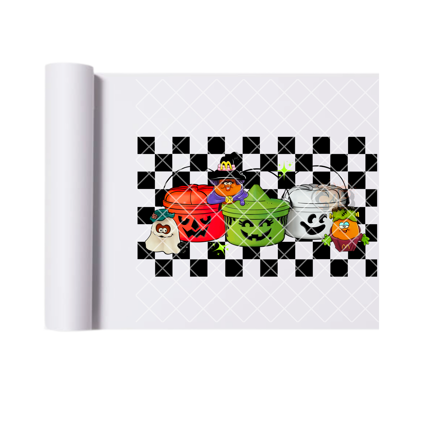 Nostalgic Halloween Buckets & Toys DTF Transfer