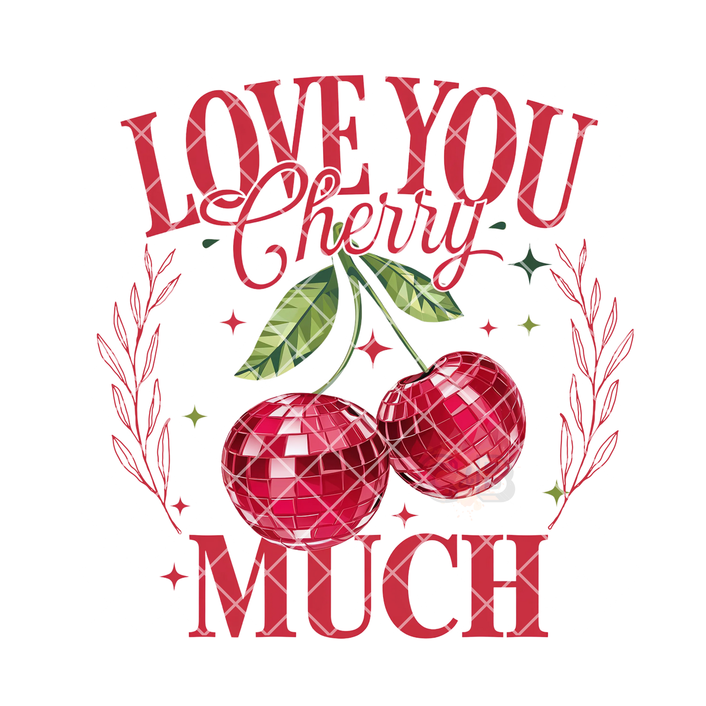 I love you cherry much PNG