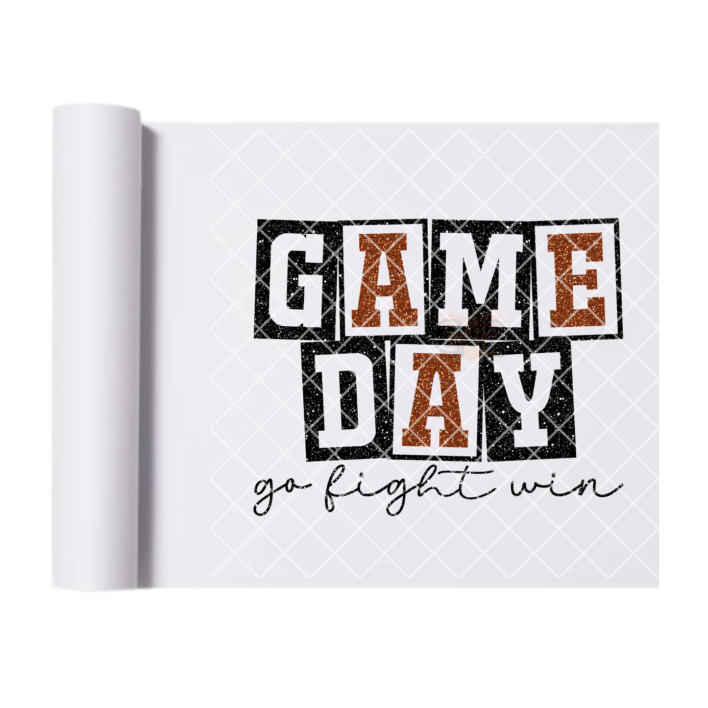 Game day win DTF film t shirt transfer