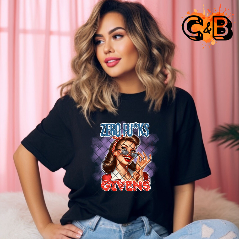 Zero given babe DTF transfer-high quality transfer for printing