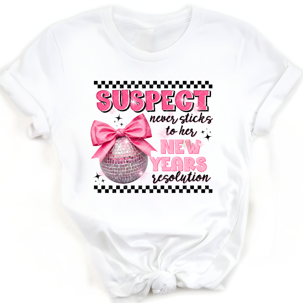Suspect New Years Resolution PNG File