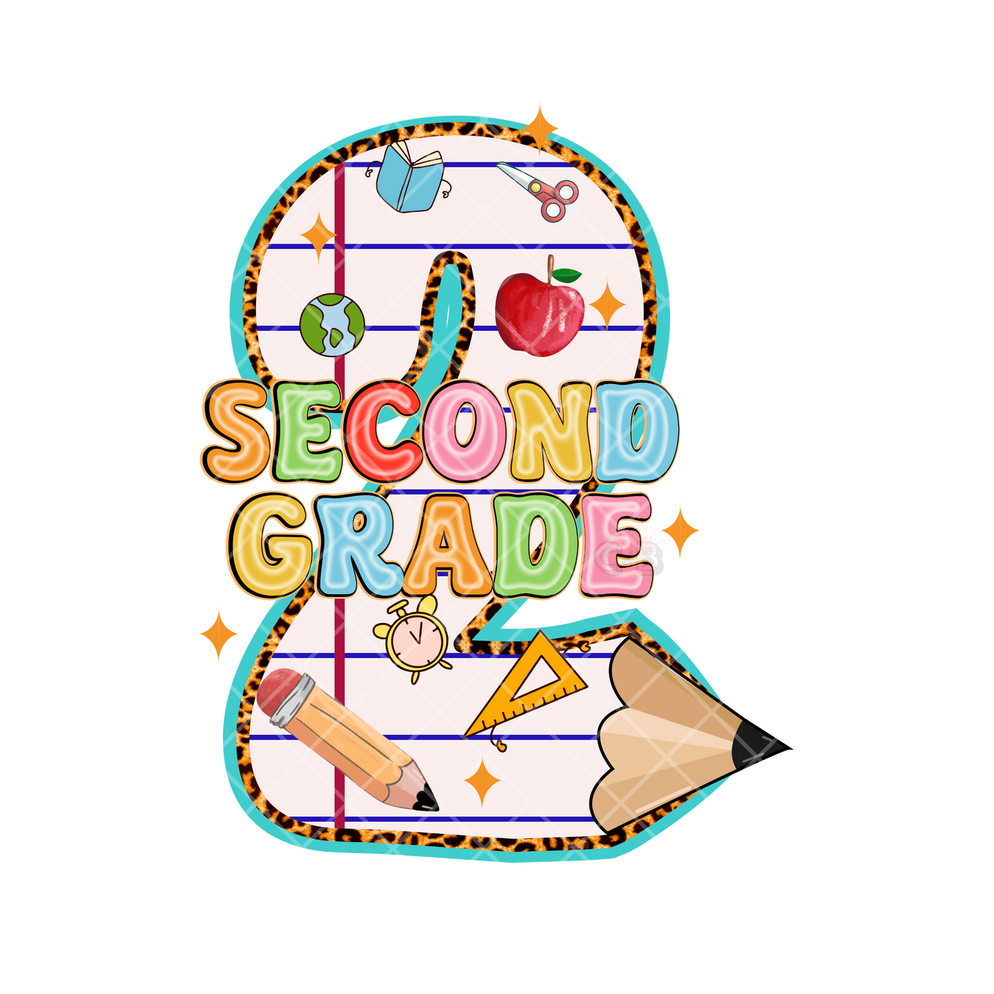 Second Grade Pencil 2 PNG