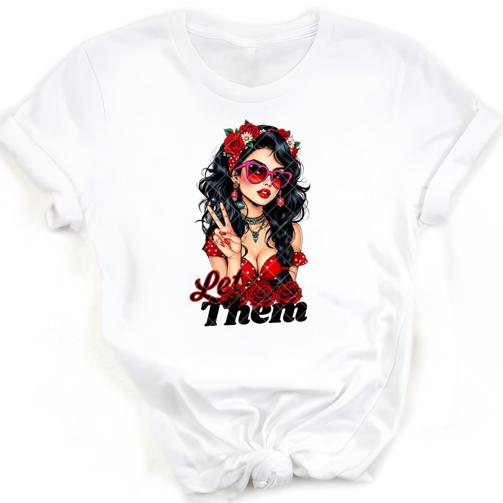 Let Them Babe Roses PNG
