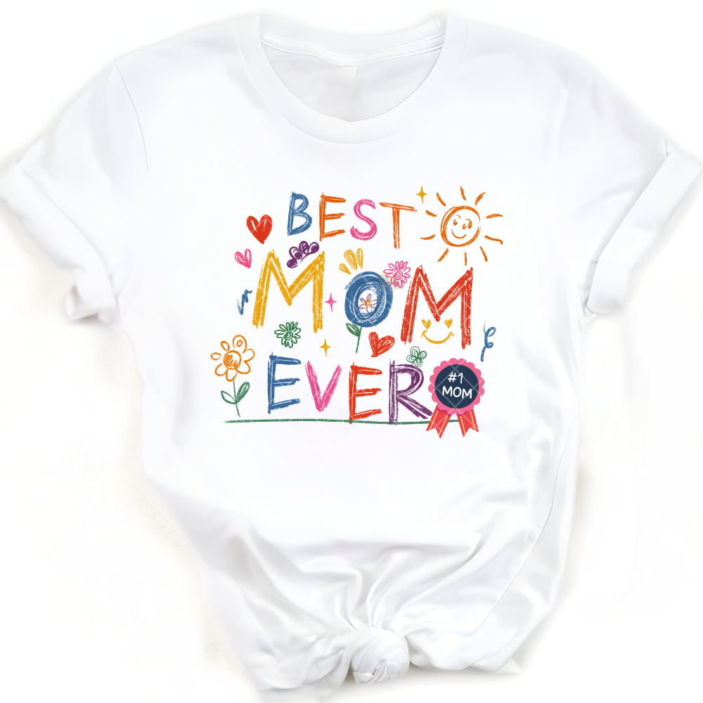 Best Mom Ever Young Font PNG