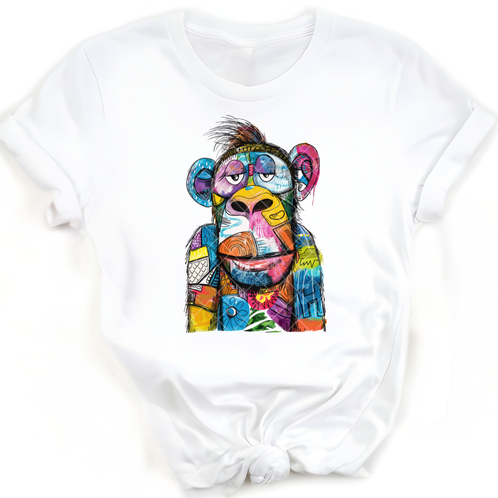 Monkey Art Painting PNG