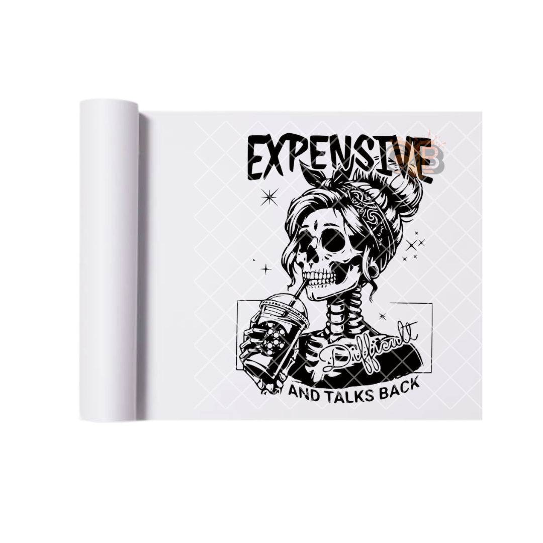 Expensive Difficult & Talks Back DTF Transfer