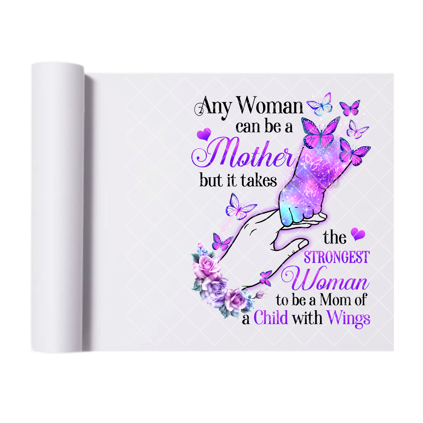 Any Woman Can Be A Mother - Direct Print Film Transfer for T-Shirts, Cotton, Polyester & Blends - High-Quality Print